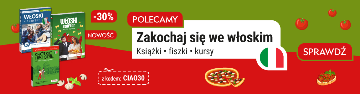 Włoski miesiąc zniżka -30% z kodem rabatowym w sklepie Języki Obce